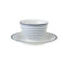 Laura Ashley Blueprint Collectables Kop en Schotel koffie set 26 cl. - Candy Stripe - Porselein