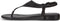 ECCO W FLAT SANDAL II - Platte sandalen - Premium leer - Zwart - Maat 39