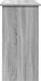 vidaXL - Bureau - 80x40x75 - cm - bewerkt - hout - grijs - sonoma - eikenkleurig