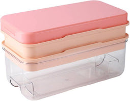 KitchenLove IJsblokjesmaker - IJsblokjesvorm 64 blokjes - BPA-vrij - Stapelbaar