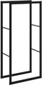 vidaXL - Haardhoutrek - 55x30x116 - cm - staal - zwart