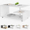 CASARIA Salontafel Orlando - Opbergvak Krasbestendig 95x55x50cm - Wit