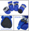 Hondenschoenen - Gripzolen - Elastische Sluiting - Spatbestendig - Blauw - M - (4 st.)