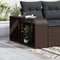 vidaXL - Opbergschappen - 2 - st - poly - rattan - bruin