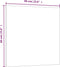 vidaXL Magneetbord wandgemonteerd 60x60 cm gehard glas