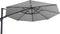Outdoor Living - Zweefparasol VirgoFlex grijs Ø3,5mtr