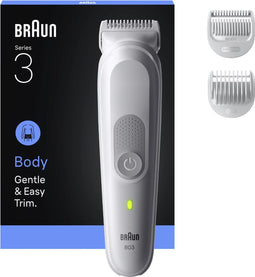 Braun Body Groomer Series 3 BG3530 - Trimmen & Verzorgen - SkinGuard Technologie - Waterdicht - Grijs