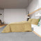 vidaXL - Dekbedovertrekset - 200x200 - cm - katoen - taupe