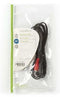 Nedis - Stereo-Audiokabel - 2x RCA Male - Vernikkeld - 2.00 m - Zwart