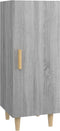 vidaXL - Dressoir - 34,5x34x90 - cm - bewerkt - hout - grijs - sonoma - eikenkleurig