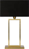 Atmooz - Tafellamp Bailo - Met kap - E27 - Slaapkamer / Woonkamer - Kleur : Goud Brons - Hoogte 60cm - Metaal