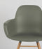 Zuiver Albert Kuip Eetkamerstoelen met armleuning Groen - Set van 2