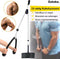 Zoluko Home Fitness Kabelsysteem - 23-delige set - Krachtstation Thuis - Triceps Touw Biceps Stang Handgrepen - 100kg Draagkracht - Zwart/Zilver