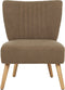 VAASA - Fauteuil - Bruin - Polyester