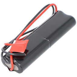 Emergency light battery NiMH 4.8V 1300mAh with loose cable ends, S2x2, 100x15mmx30mm