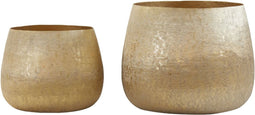 Light & Living Bloempot Genolu - Goud - Ø50+Ø38,5cm - Modern