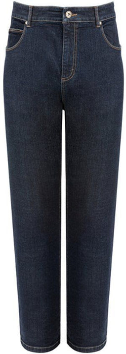 Milanoro Jeans Heren - Straight Fit met Stretch - Maat W34 L32 - Donkerblauw