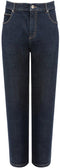 Milanoro Jeans Heren - Straight Fit met Stretch - Maat W34 L32 - Donkerblauw