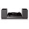 Lenco Hifi Speaker - Boekenplank speakers met Bluetooth - 80W - 2 stuks - Stereo set - SPB-240BKGY - Zwart/Grijs