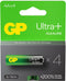 GP 03015AUPETA-B4 - AA Alkaline Batterijen - Tot 200% krachtiger - (4 stuks)