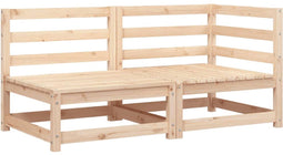 vidaXL - Tuinbank - 2-zits - massief - grenenhout