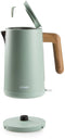 DOMO DO9282WK - Waterkoker - 1,7L 2200W 360° draaibaar - Grijs met houtlook