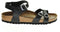 Birkenstock Kumba - Dames Sandalen - Gekruist bandje - Zwart - Maat 37