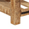 vidaXL - Wandtafel - 100x35x75 - cm - massief - mangohout