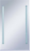 vidaXL - Badkamerspiegel - LED - met - schap - 60x100 - cm
