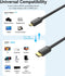Vention AGIBH HDMI kabel 2 m HDMI Type D (Micro) HDMI Type A (Standaard) Zwart