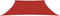 vidaXL - Zonnezeil - 160 - g/m² - 3/4x3 - m - HDPE - rood