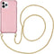 iMoshion Hoesje Geschikt voor iPhone 11 Pro Hoesje Met Koord - iMoshion Glitter Backcover met ketting - Roze