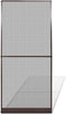 vidaXL - Hordeur - met - scharnieren - 100x215 - cm - bruin