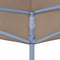 vidaXL - Partytentdak 270 g/m² - 410 x 280 cm - taupe