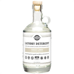 Rustic Strength Vloeibaar Wasmiddel - Neutraal Detergent - Hypoallergeen, Vegan & Vrij van parabenen - Frisse Linnen Ftalaatvrije Geurolie - 48 Wasbeurten