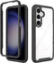 iMoshion Hoesje Geschikt voor Samsung Galaxy S24 Hoesje - iMoshion 360° Full Protective Case - Zwart / Transparant