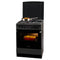 Inventum VFG6034WGZWA - Fornuis 60 cm - 4-pits gaskookplaat - Zwart
