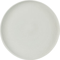 J-Line plateau Rond Klassiek - ijzer - wit - small