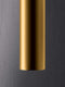Tube pendant lamp iron 60x6x120 gold