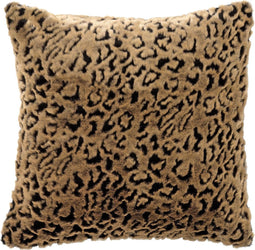 Dutch Decor KAY - Sierkussen met dierenprint 45x45 cm Rocky Road - bruin - Inclusief binnenkussen
