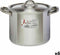 Casserolepan met deksel Ø 20 cm Zilverkleurig Aluminium (6 Stuks)