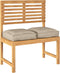 vidaXL - Ligbedkussen - voor - Stoel - 2 - stuks - Taupe - 40x40x8 - cm - Oxford - Stof