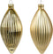 Olijf glas d6h13 cm licht goud 3st