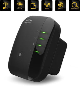 WiFi Versterker - Draadloos - 300Mbps - Zwart