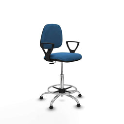 Piqueras y Crespo BFN05RT - Bureaustoel - Hoogteverstelbaar - Licht Blauw
