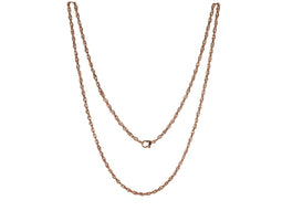 Silventi 980600419 - Stalen Collier - Heli Twist - Rosékleurig - 60 cm
