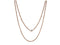 Silventi 980600419 - Stalen Collier - Heli Twist - Rosékleurig - 60 cm
