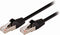 CAT5e Netwerkkabel - SF/UTP - RJ45 Male - RJ45 Male - 0.50 m - Rond - PVC - Zwart - Envelop