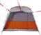 vidaXL - Autotent - 4-persoons - waterdicht - grijs - en - oranje