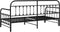 vidaXL - Ligbedframe - met - Onderbed - Zwart - 100x190 - cm - Staal